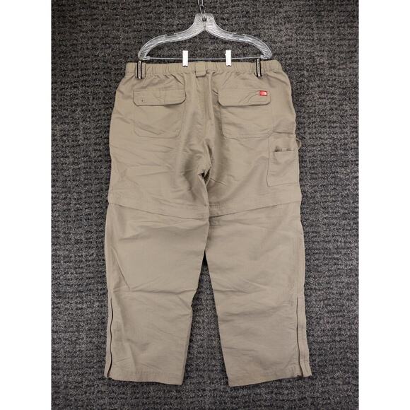 The North Face Convertible Cargo Pants Mens 2XL Beige Belted Flex Waist Gorpcore - Picture 13 of 16